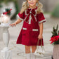 Cozy Meets Chic Burgundy Tweed Dress: Burgundy