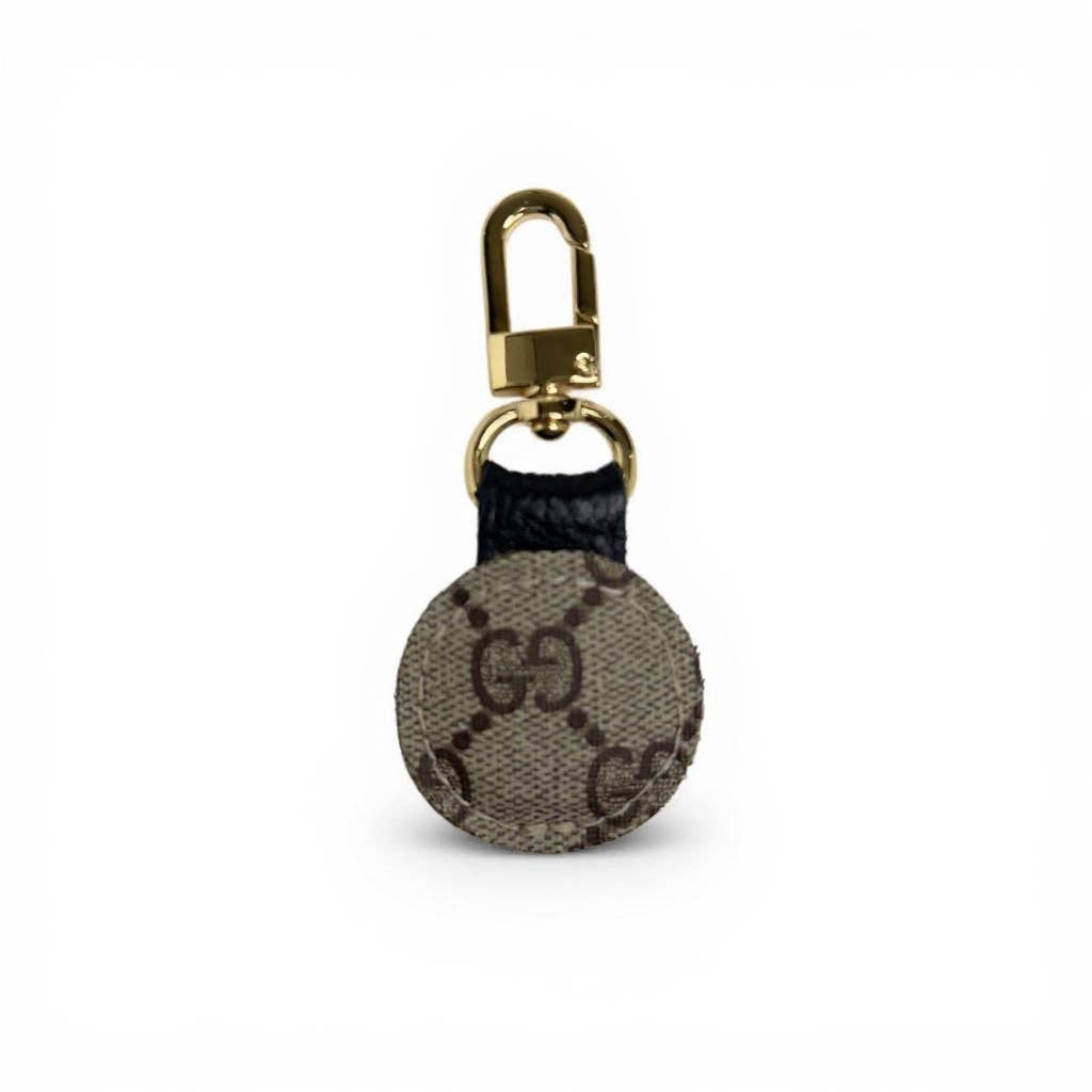 Le Charm Keychain - Upcycled Designer: LV Round