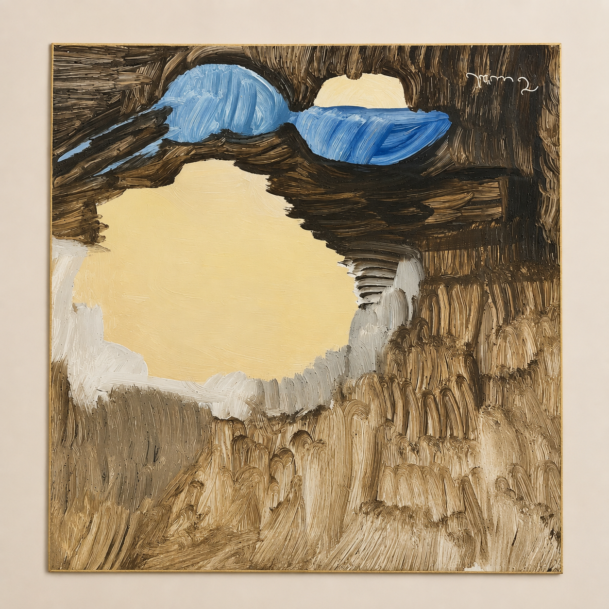 Blue Horizon Art Scarf