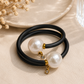 Statement Pearl Double-Wrap Bracelet – Gold or Silver
