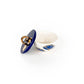 Bowl Floral Canister: Blue