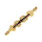 Black & Gold Nalu Maxi Handmade Crochet Bracelet