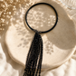 Midnight Noir Tassel Statement Necklace