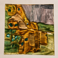Golden Village Abstract Art Scarf
