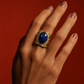 Lapis Lazuli Chunky Statement Ring | Maximalist Wholesale