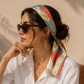 Armenian Alphabet #3 Silk Square scarf