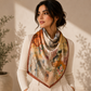 Armenian Floral Cotton Scarf