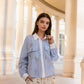 Rhinestone Shirt with stripe
