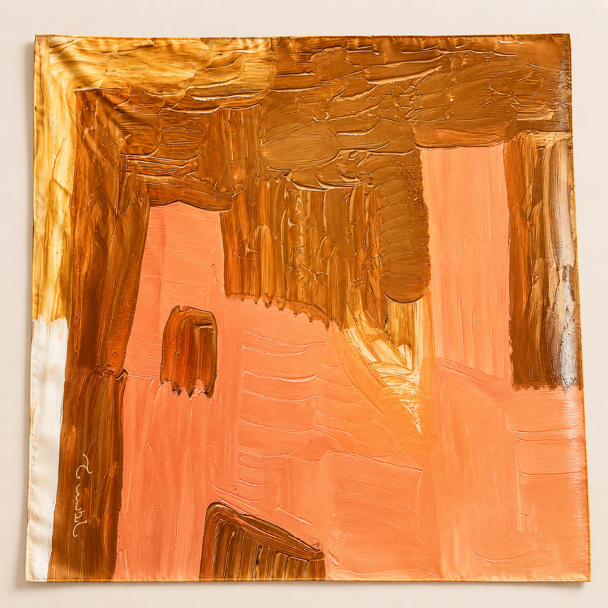 Golden Terracotta Scarf