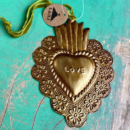Love Tin Sacred Hearts: Large