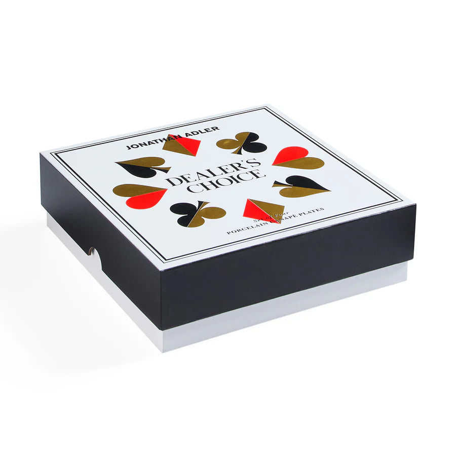 DEALER'S CHOICE CANAPÉ PLATE SET/ Jonathan Adler