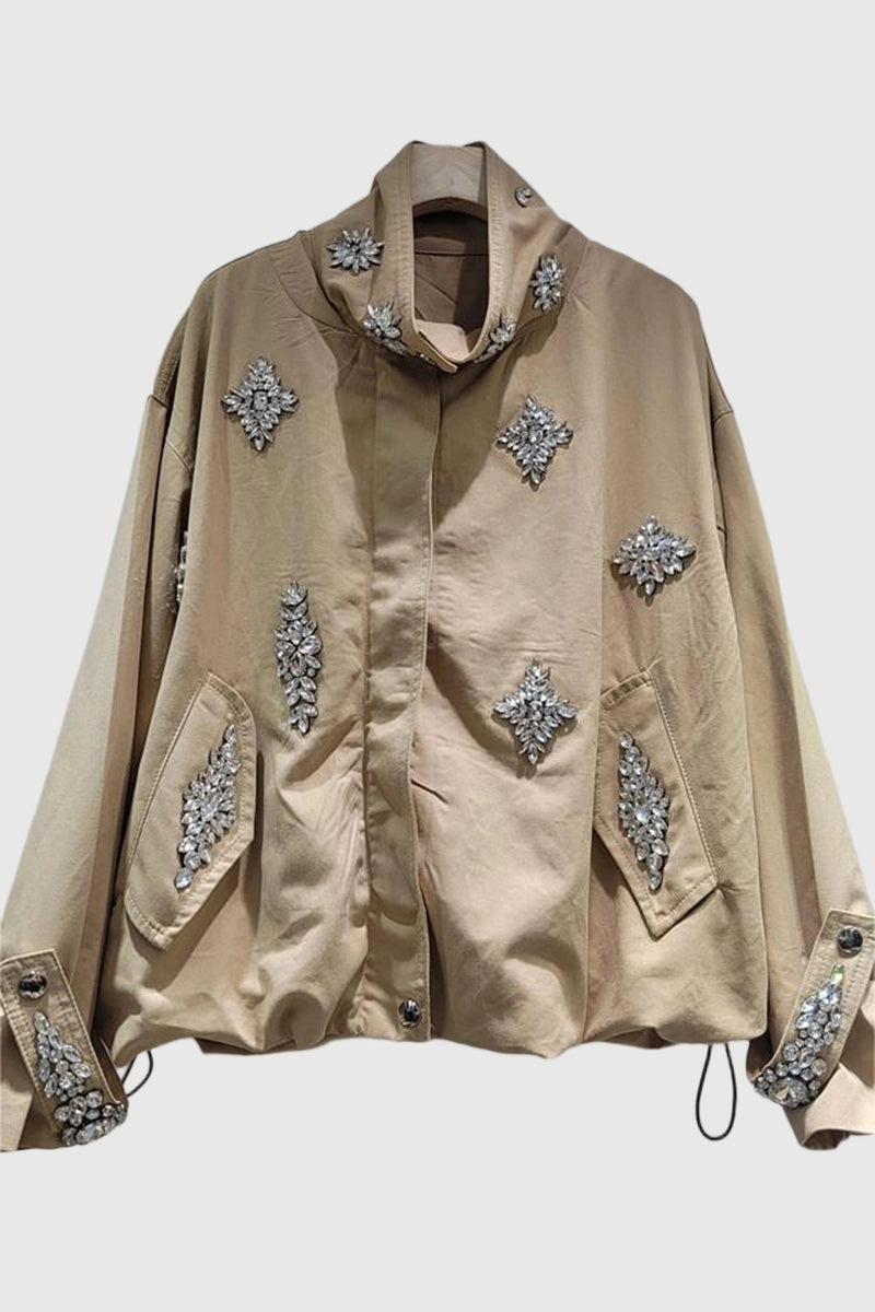 Embellished Relaxed Fit Jacket