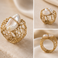 Baroque Freshwater Pearl Woven Ring