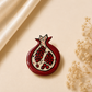 Pomegranate Seeds Ceramic Brooch