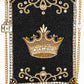 Royalty Gold Crown Mini Crossbody Handbag