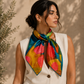 Wild Poppy Art Scarf