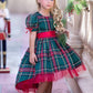 Holly Jolly Hi-Lo Plaid Holiday Dress