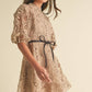 Crochet Lace VIctorian style Mini Dress