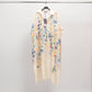 Sky Blue water color floral dress