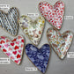 Easter & Valentines Ceramic Heart Dish: Hearts & Stripes
