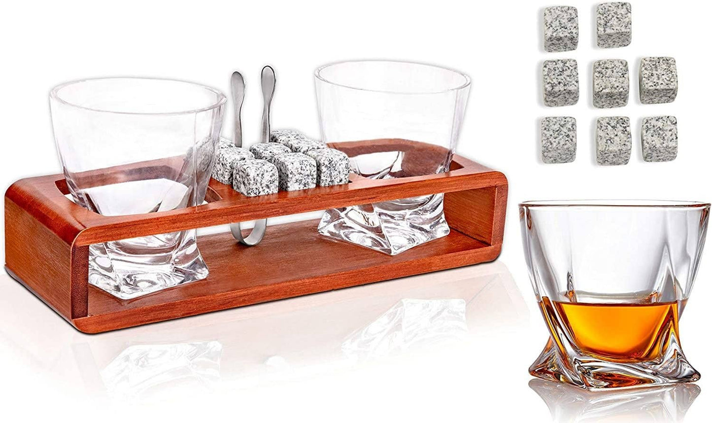 Bezrat Whiskey Glass Gift Set