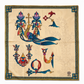 Trchnagir Armenian Alphabet Poly Silk Scarf 4