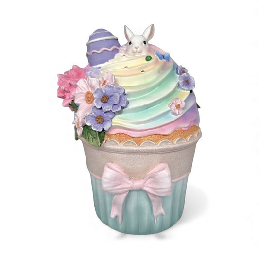 Spring Cupcake w/Flowers: Spring Confections