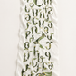 Batik Armenian Alphabet Silk Scarf 2