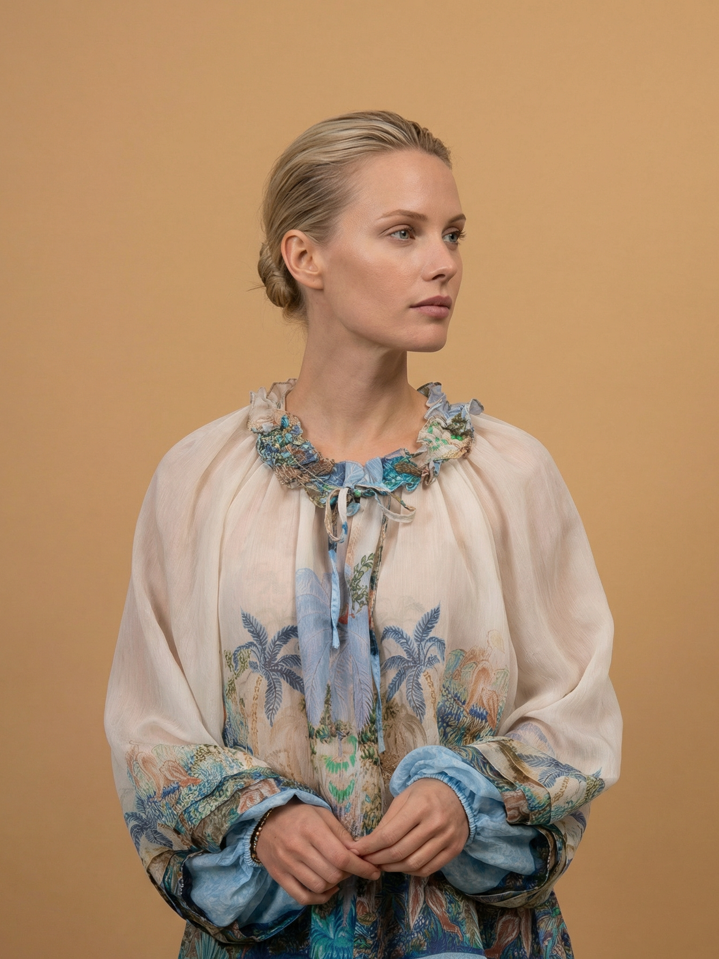 Flowy blouse : Orange