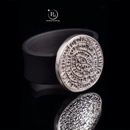 Phaistos Disc Ring