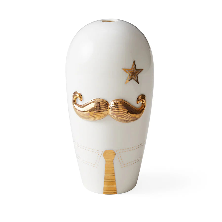 GILDED SALVADOR VASE/ Jonathan Adler
