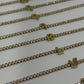 Armenian Initials Tennis Bracelets in Gold