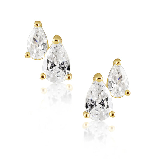 Harmony Mini Pear Studs