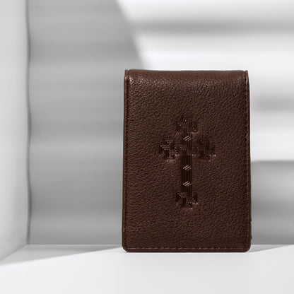 Cross- Khatchkar Men wallet - Lusanet Collective