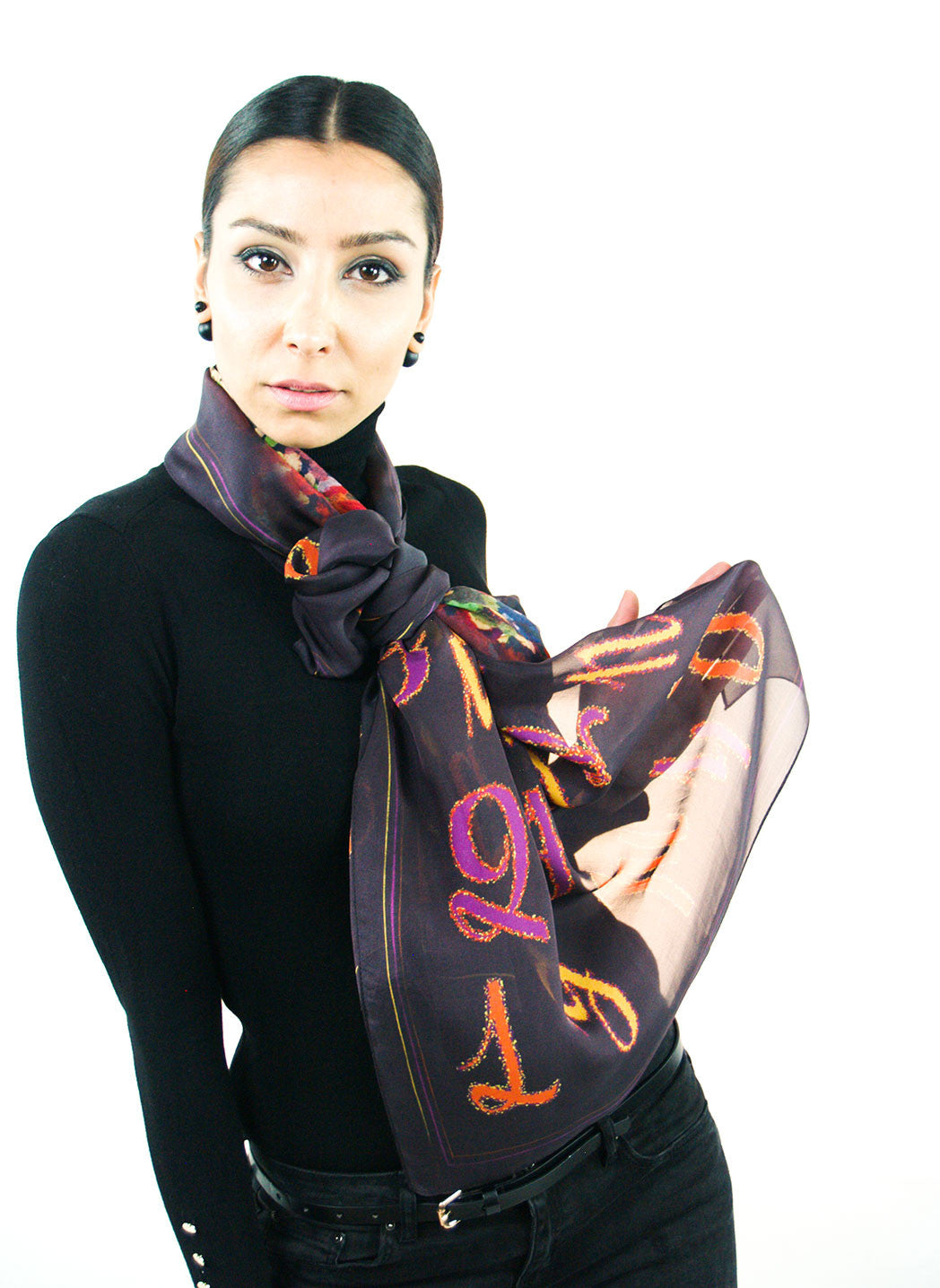 Armenian Alphabet Scarf #1 - Anet's Collection - 5
