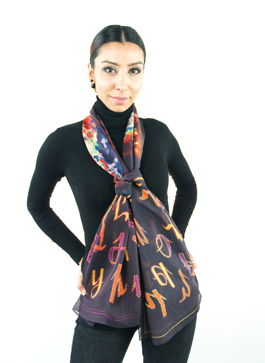 Armenian Alphabet Scarf #1 - Anet's Collection - 7