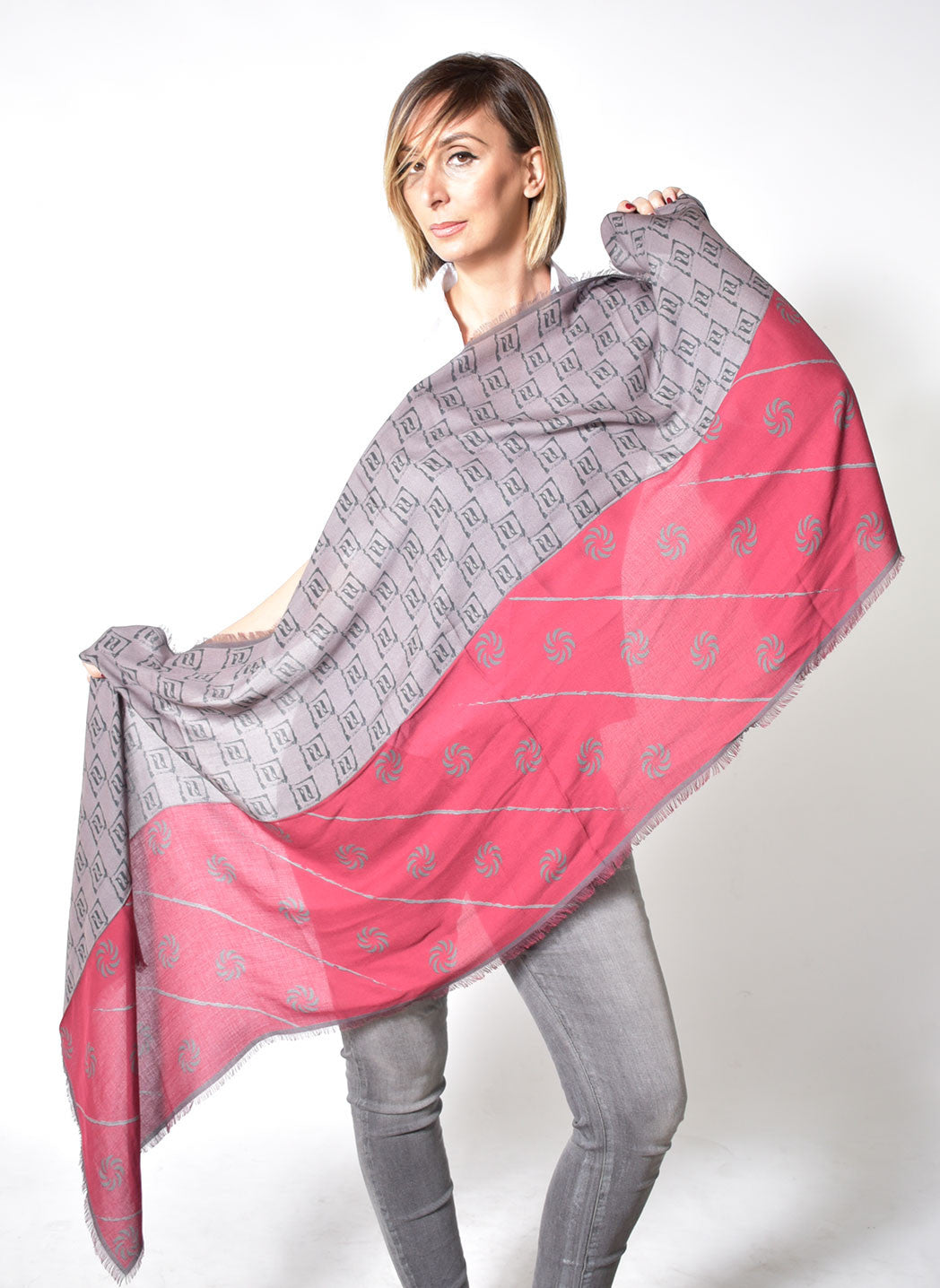 Eternity Burgundy Unisex Scarf - Anet's Collection - 4