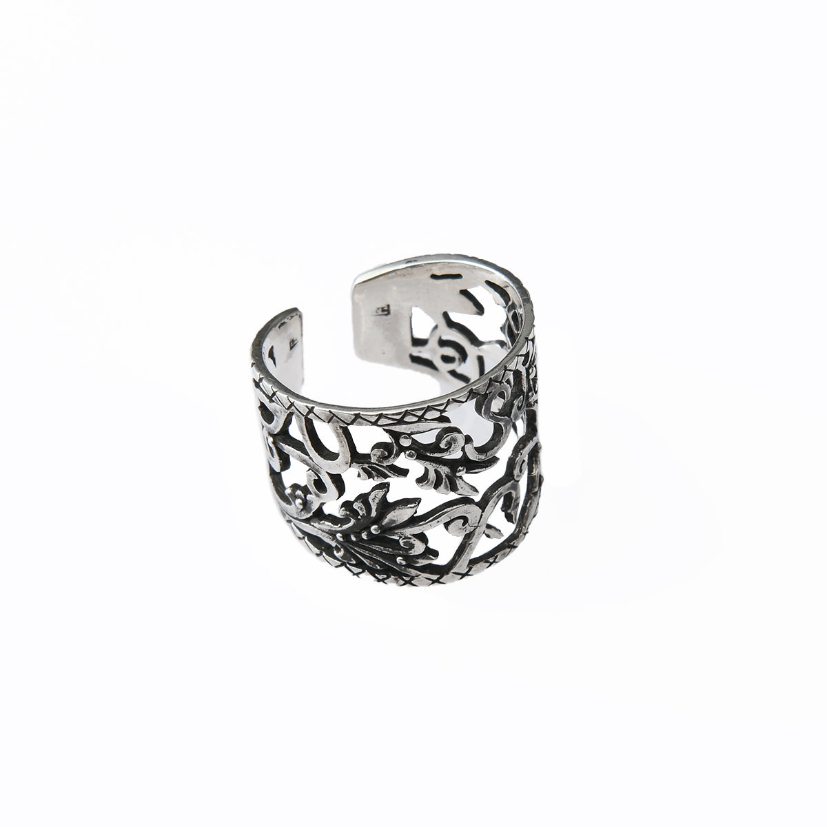 Sterling Silver Letters Ring - Lusanet Collective