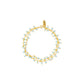 Double the Love Turquoise Gold Beaded Bracelet - Lusanet Collective