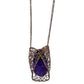 Necklace w Blue Stone