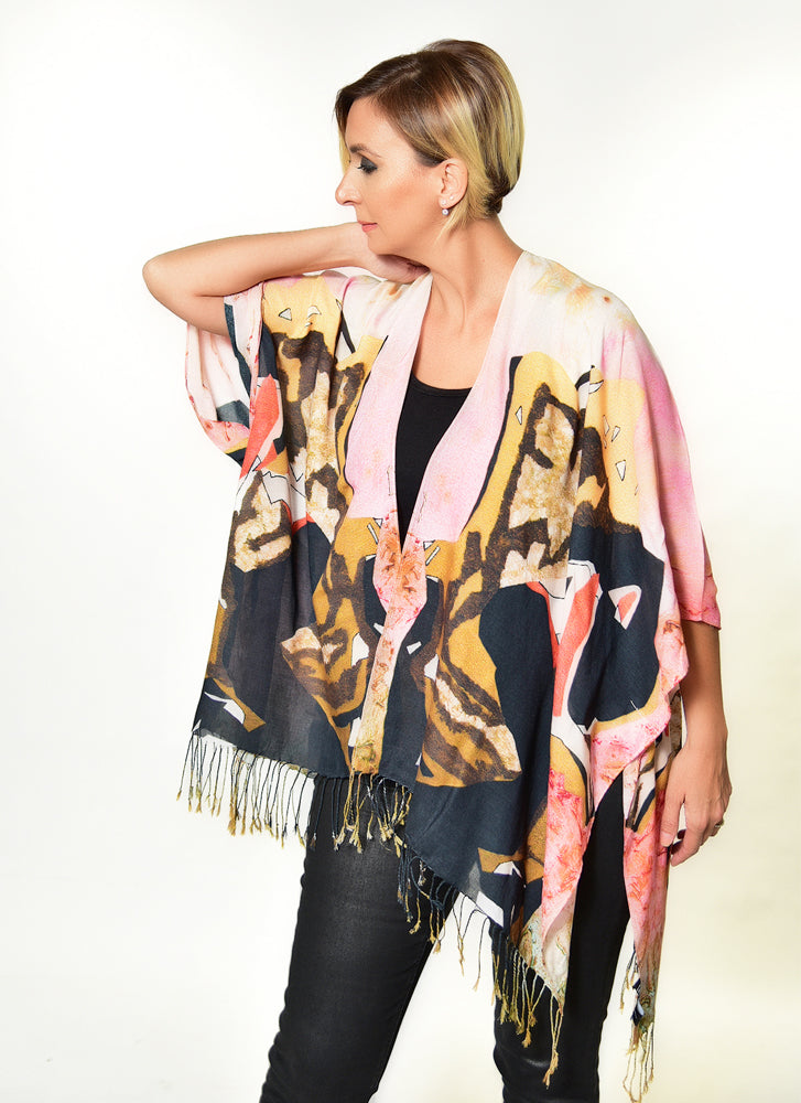 "Lady in the Golden Chair" Kimono