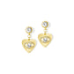 Golden Eye 18k Gold Plated Earrings - Lusanet Collective