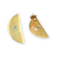 Gold-Plated Sterling Silver Earrings with Zircon - Lusanet Collective