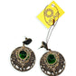 Swarovski Earrings with 18K gold-filled wirework