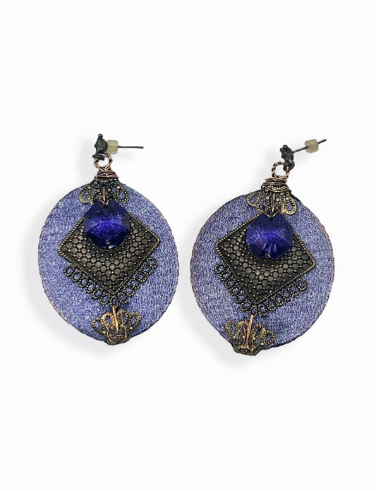 Purple Earrings