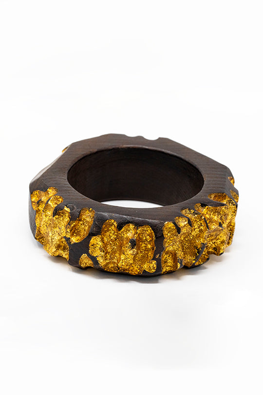 Golden Wood Bracelet - Lusanet Collective