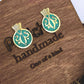 Pomegranate Patterns Small Earrings