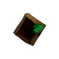 Green Angle Wood Ring - Lusanet Collective