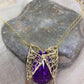 Necklace with Purple Stone