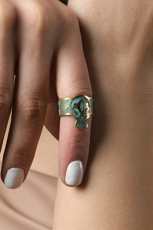 Pomegranate Patterns Ring - Lusanet Collective